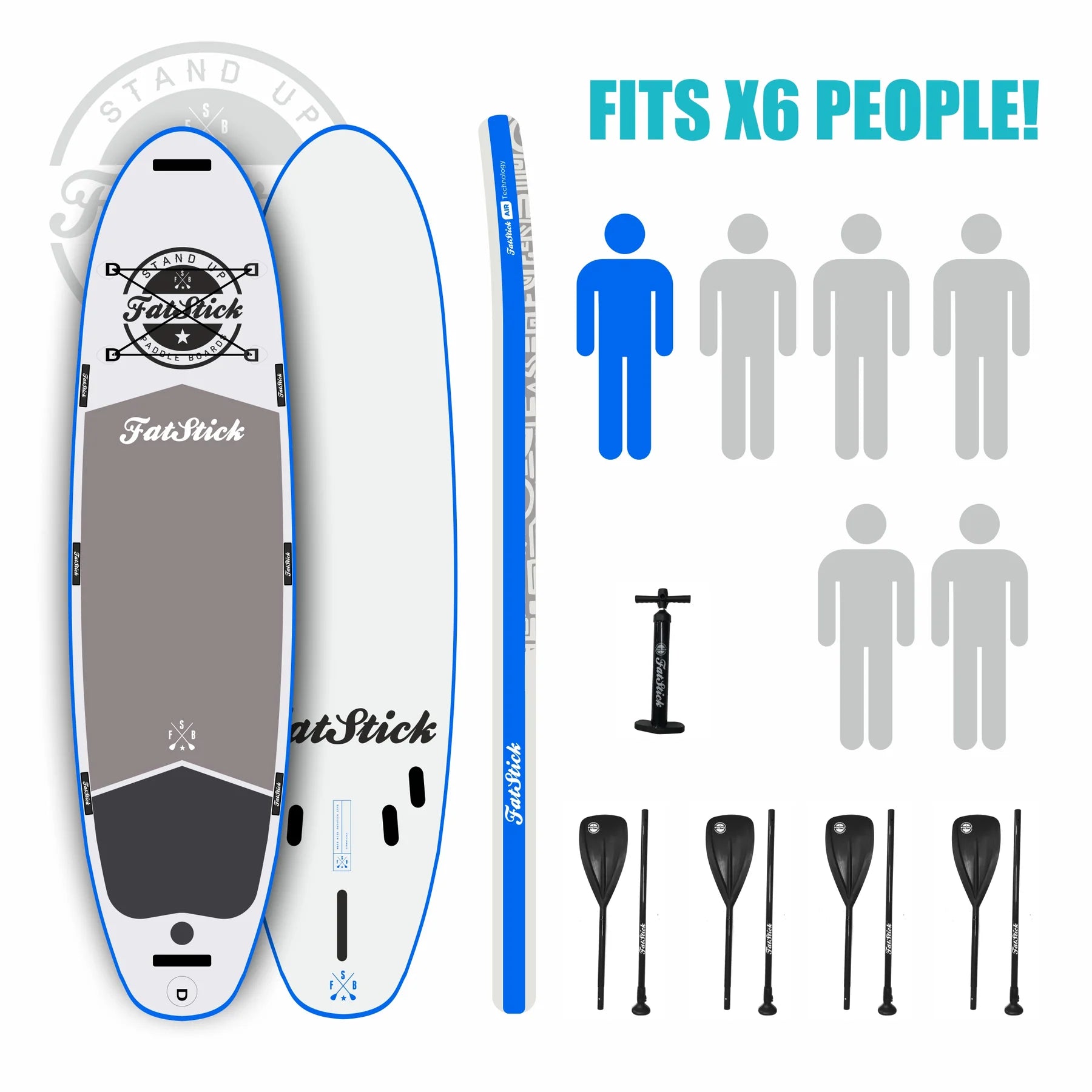 FatStick XL Giant Paddle Board Package